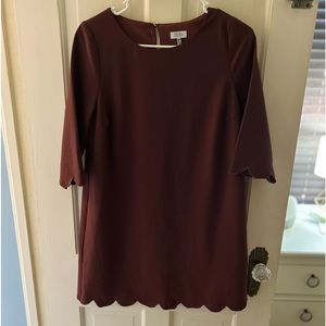 Scalloped Tobi Dress